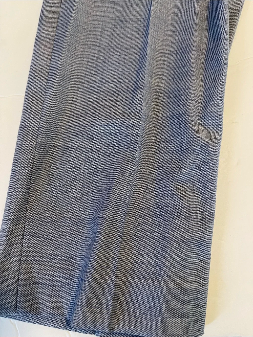 Calvin Klein x Slim Fit Dress Pants 33W Inseam 32 Blue Wool Blend Modern Formal